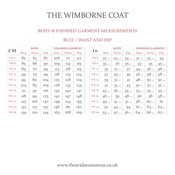 Default The Avid Seamstress Wimborne Coat - Adult Pattern