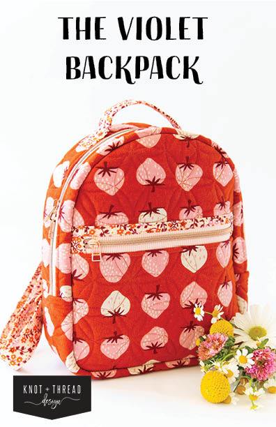 The Violet Backpack - Knot + Thread Design