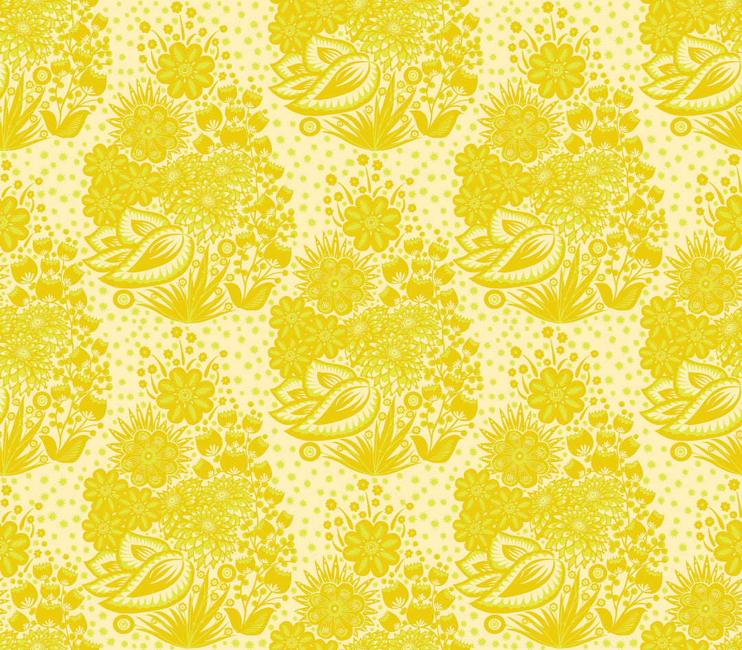 Default Totem in Yellow - Overdressed - Anna Maria Textiles