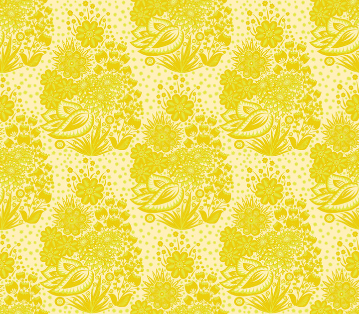 Default Totem in Yellow - Overdressed - Anna Maria Textiles