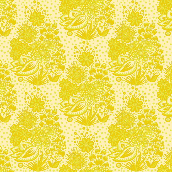 Default Totem in Yellow - Overdressed - Anna Maria Textiles