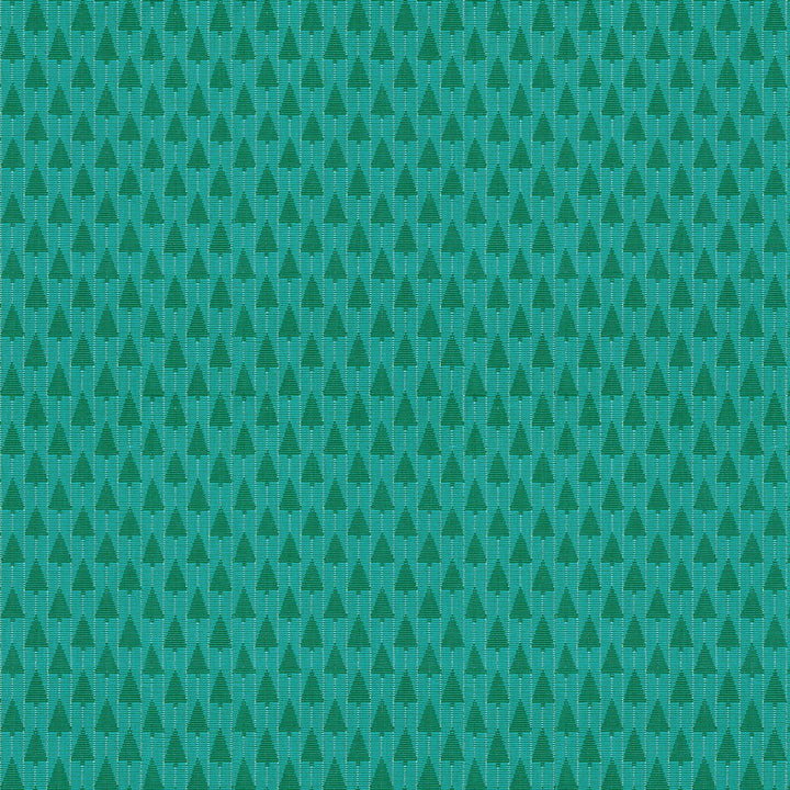 Default Tree Farm in Turquoise - Silver Lining - Anna Maria Textiles