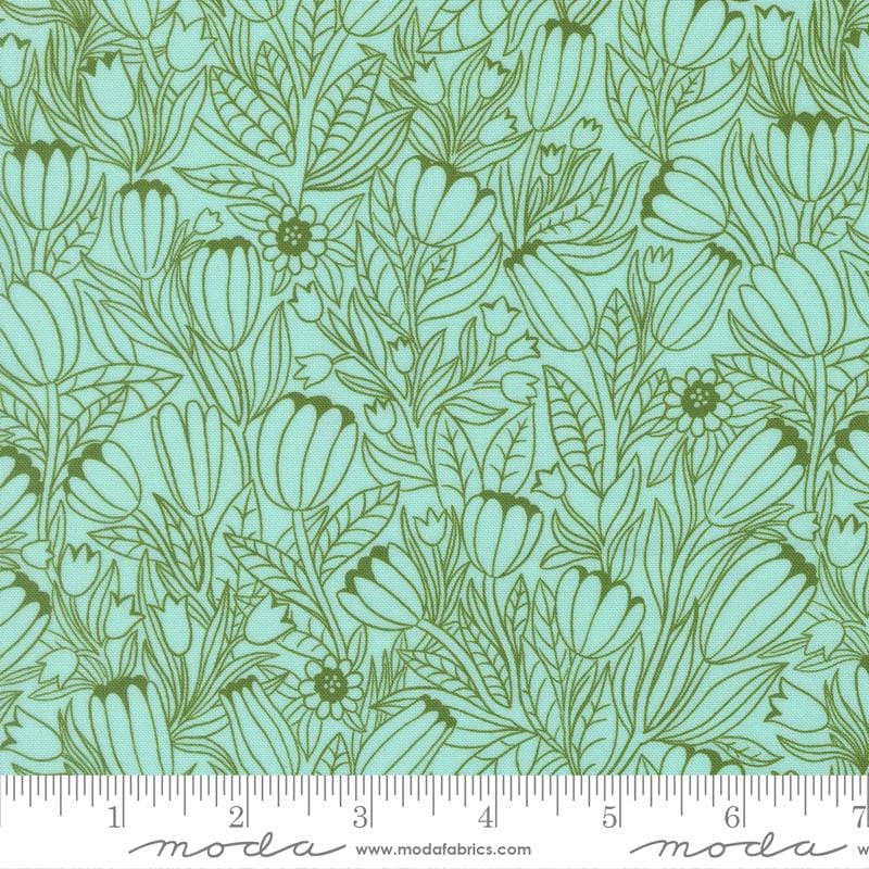 Default Tulip Lines in Sky - Floral Fondant