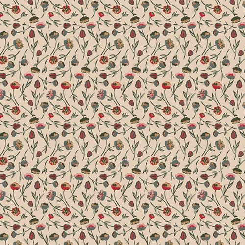 Default Tulip Time in Wintertide - Spruce - Art Gallery Fabrics