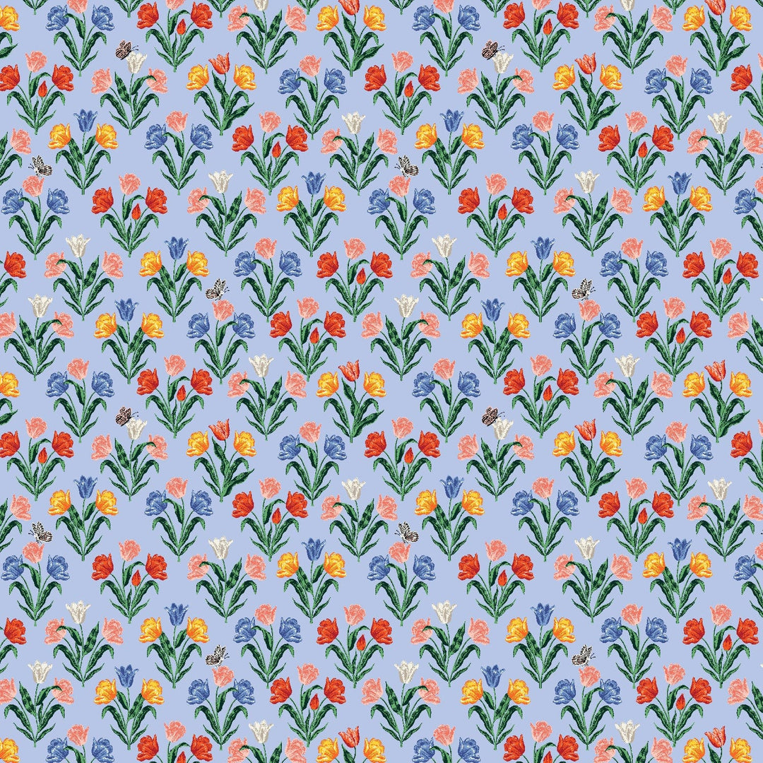 Default Tulips in Light Blue - Curio - Rifle Paper Co.