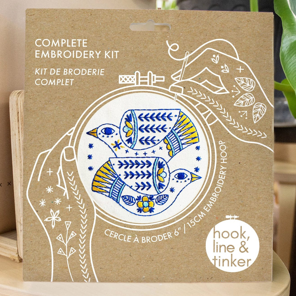 Default Turtledoves - Hook, Line & Tinker Embroidery Kit