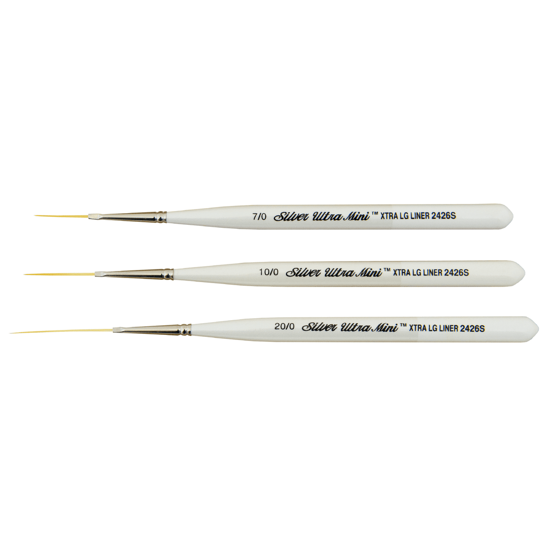 Ultra Mini® Xtra Long Liner 7/0 Short Handled Brush