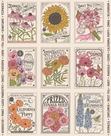 Default Vintage Seed Packet in Cloud PANEL - My Secret Garden