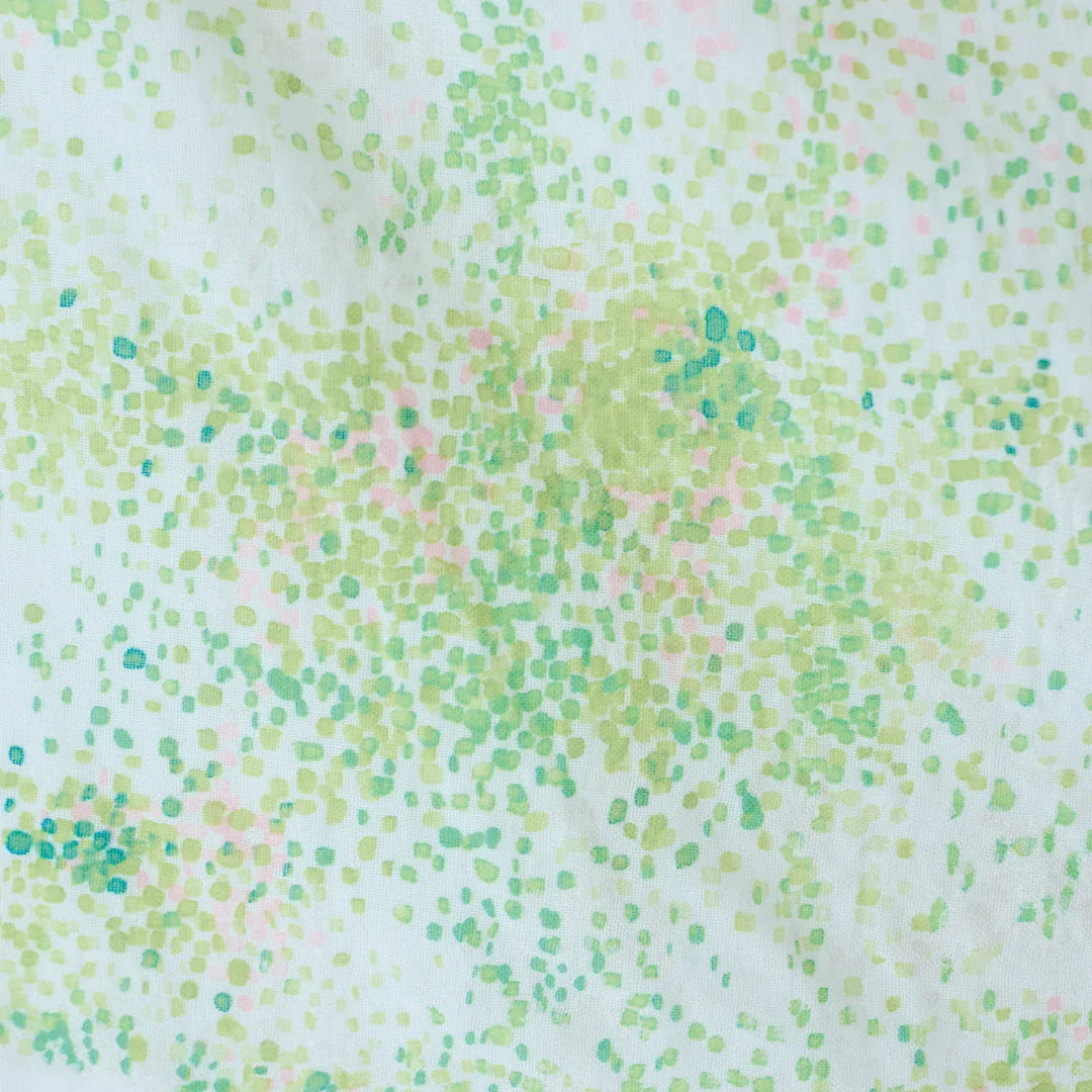 Default Water Fall in A - nani IRO - Organic Double Gauze - White 2024