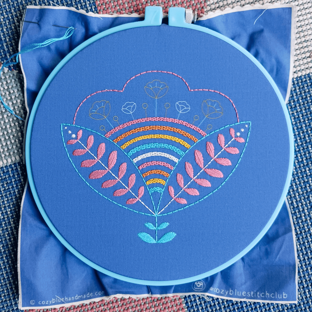 Weekend Picnic Embroidery Kit - Cozyblue Handmade