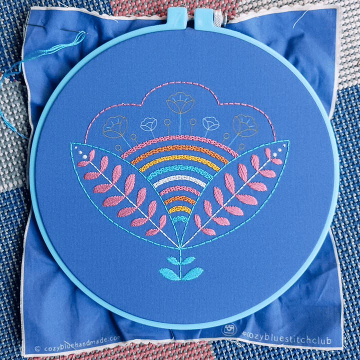 Weekend Picnic Embroidery Kit - Cozyblue Handmade