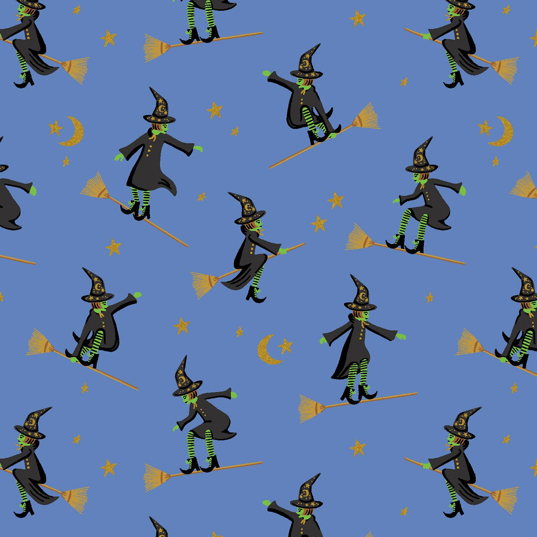 Default Wicked Witches in Blue MET - Halloween - Rifle Paper Co.