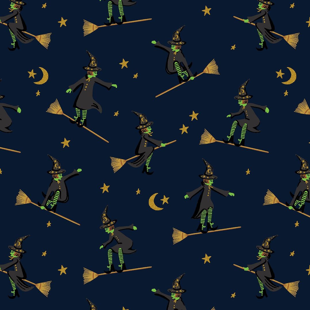 Default Wicked Witches in Navy MET - Halloween - Rifle Paper Co.
