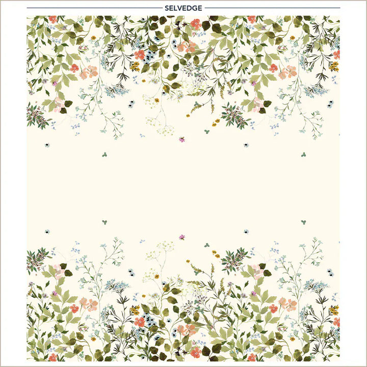 Default Wild Blooms in Ivory - Bloomfield by Kelly Ventura