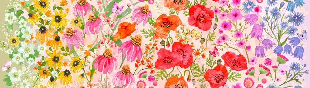 Default Wildflowers Ombre in Pastel - Superbloom
