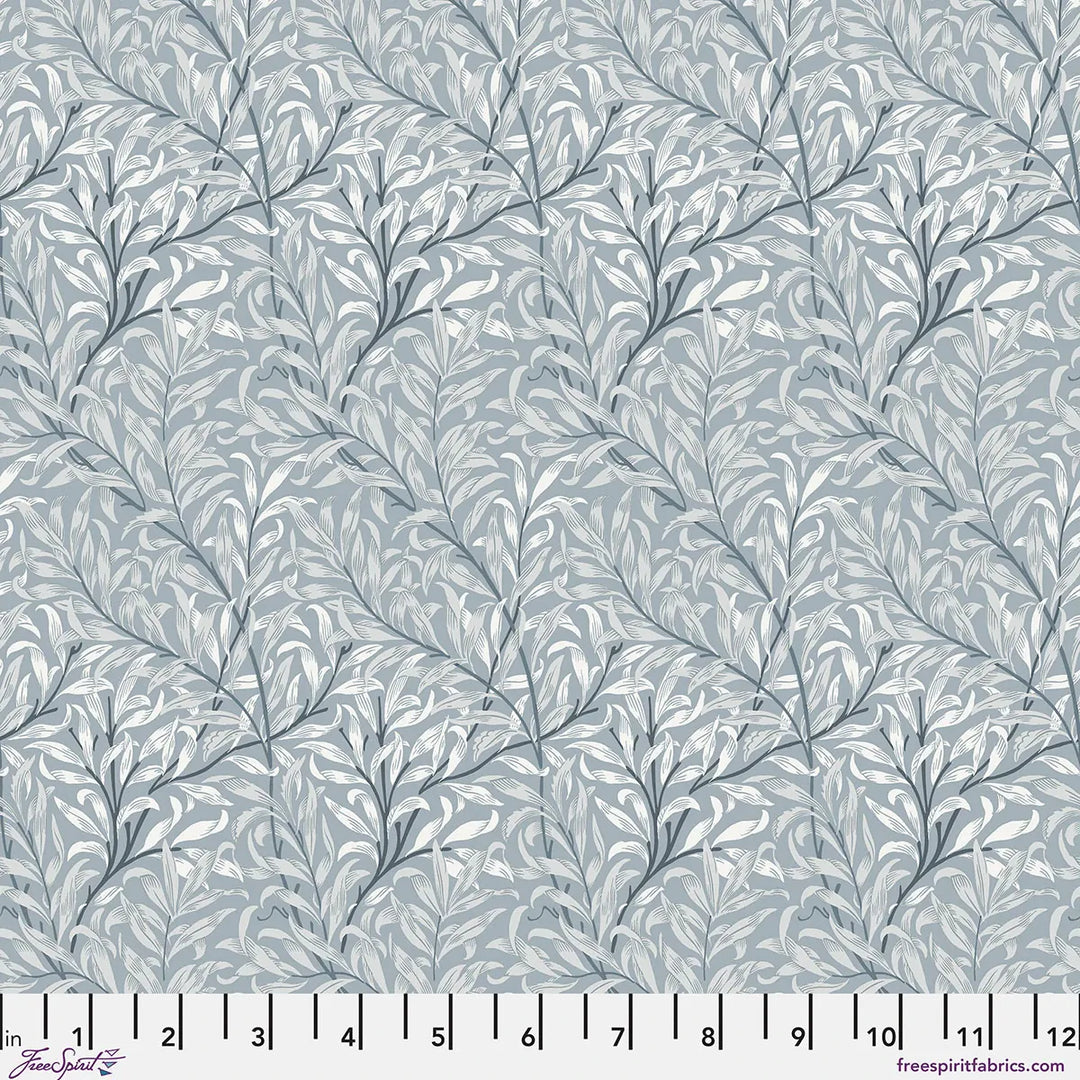 Default Willow Boughs in Lt Blue - Morden Cotton Lawn