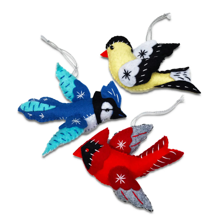 Default Winter Birds - Whimsey Ornament Kit