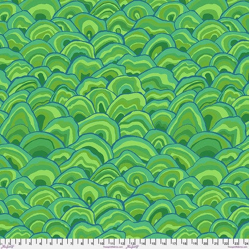 Default Wobble in Green - Brandon Mably for Kaffe Fassett