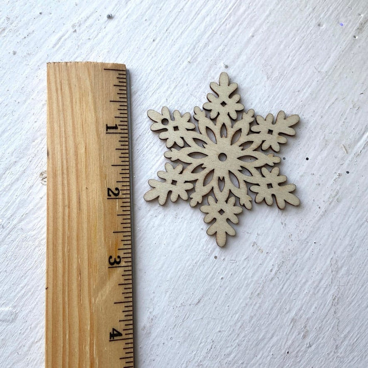 Default Wooden Snowflake - 2.75"