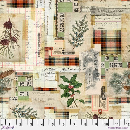 Default Woodland Collage in Multi - Holidays Past by Tim Holtz