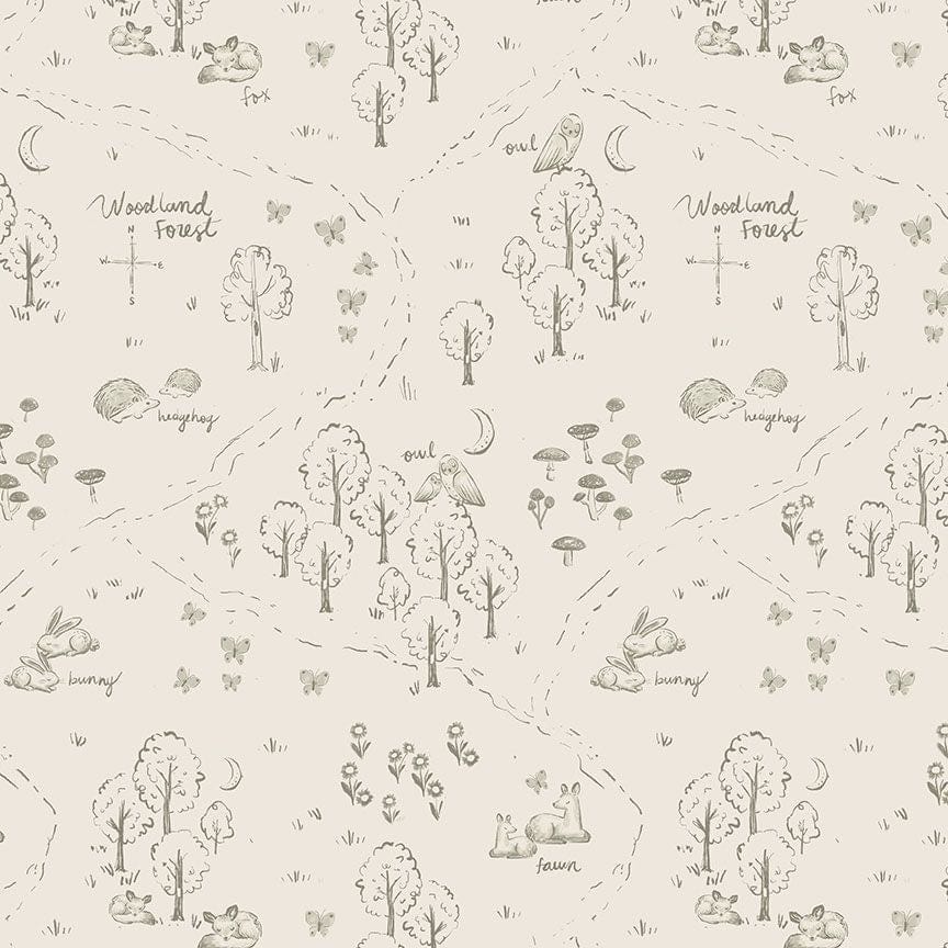 Default Woodland Map in Gardenia - Willow - Dear Stella