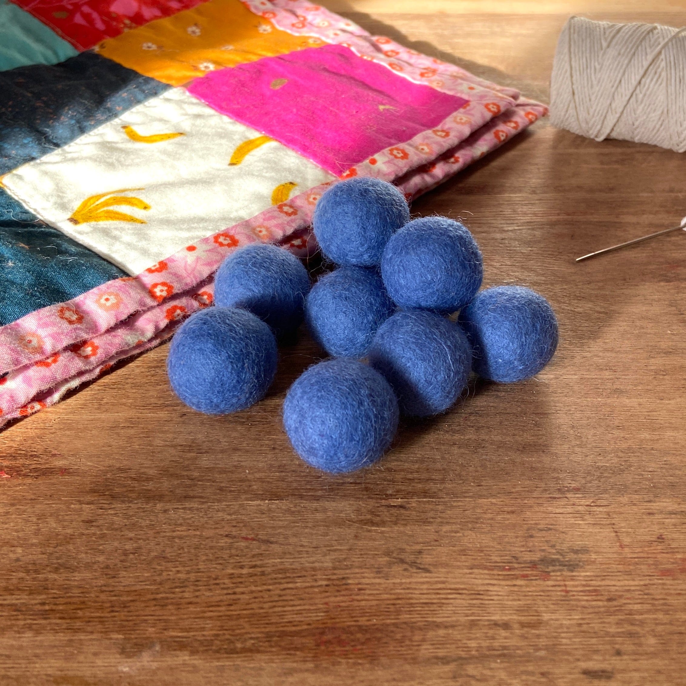 Wool Felt Balls - #26 Delphinium - Ten 1 Balls, 2.2cm – Fiddlehead Artisan  Supply