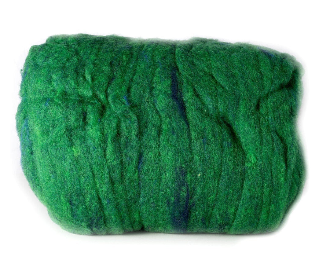 Wool Roving in Spruce