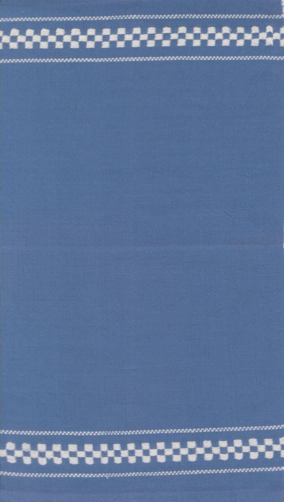 Default Woven Check in Blue - Rosie Toweling - Fig Tree Co.