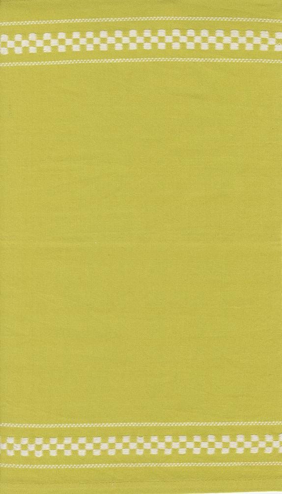 Default Woven Check in Lime - Rosie Toweling - Fig Tree Co.