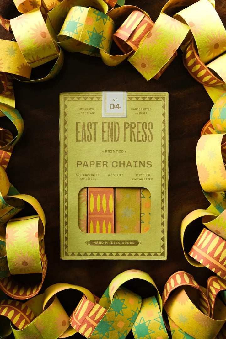 Default Yellow & Green Paper Chain Kit from East End Press