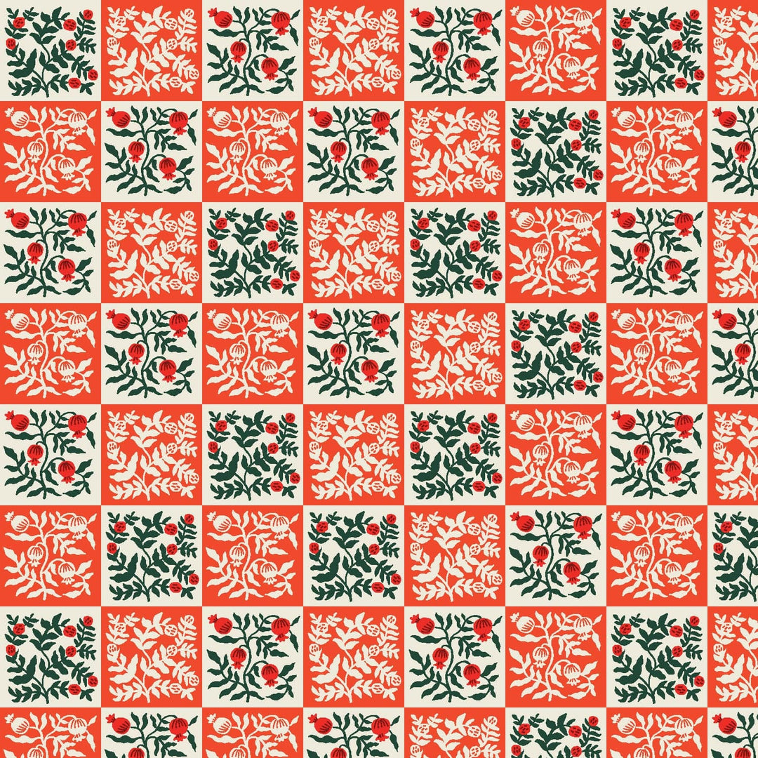 Default Yuletide Floral in Red - Holiday Classics III