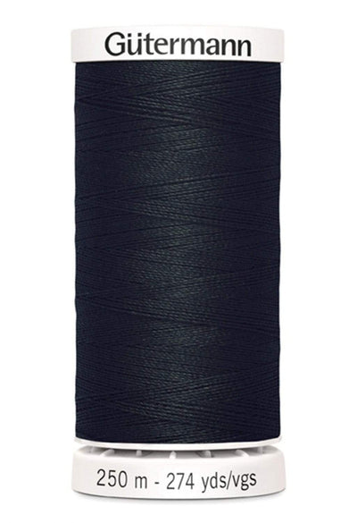 010 Black ~ Sew-All Gutermann Polyester Thread ~ 250 Meters