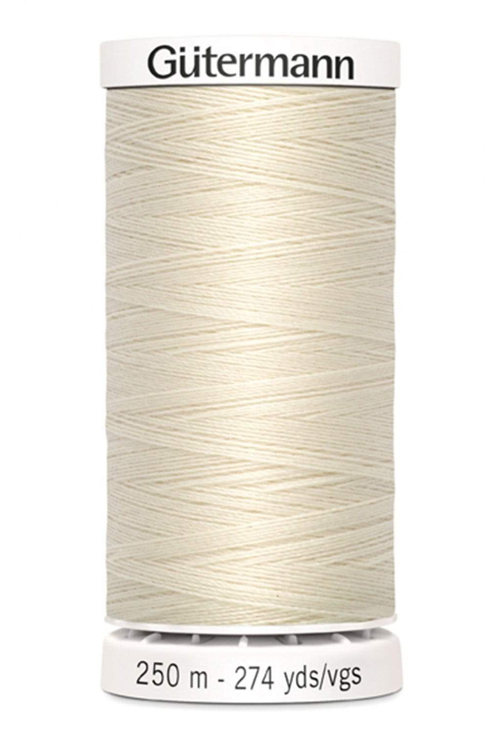 022 Eggshell ~ Sew-All Gutermann Polyester Thread ~ 250 Meters
