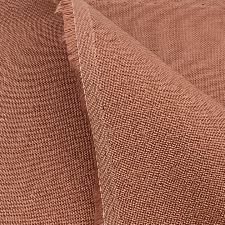 1 1/2 Yards of Driftwood Linen in Pink Earth