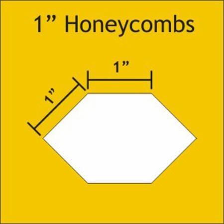 1" Honeycomb Paper Pieces, 100 pieces