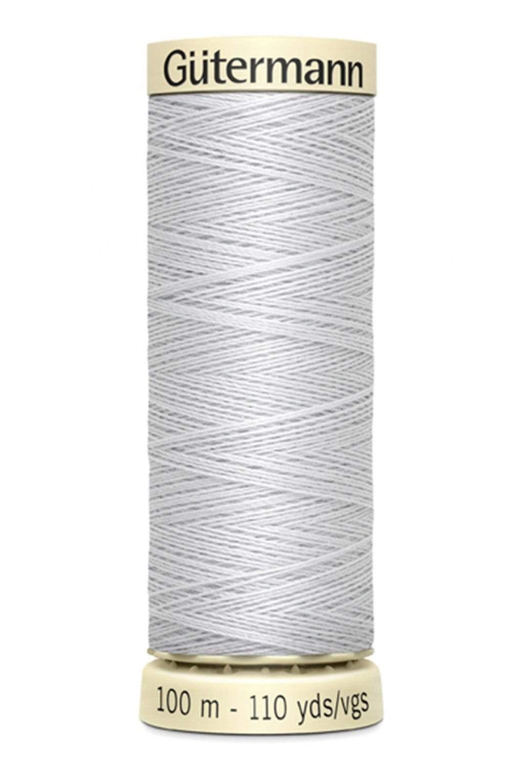 100 Silver ~ Sew-All Gutermann Polyester Thread ~ 100 Meters