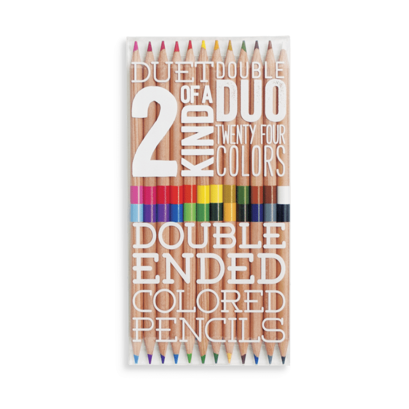 2 of a Kind Double-Ended Colored Pencils