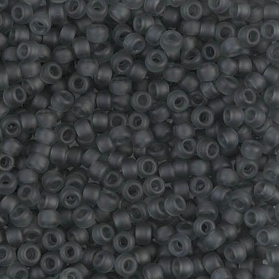 8/0 - Miyuki Glass Seed Beads - Matte Transparent - Gray - 8-152F
