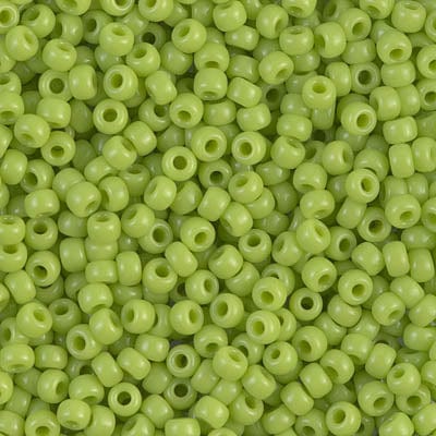 8/0 - Miyuki Glass Seed Beads - Opaque - Chartreuse  - 8-416