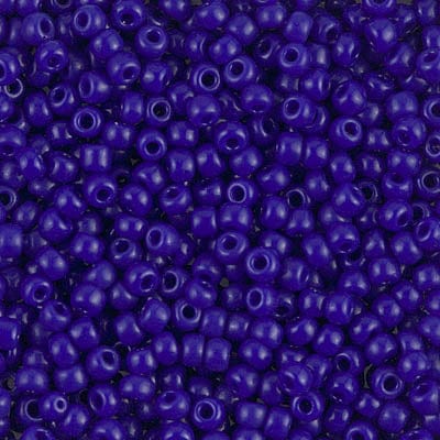 8/0 - Miyuki Glass Seed Beads - Opaque - Cobalt - 8-414