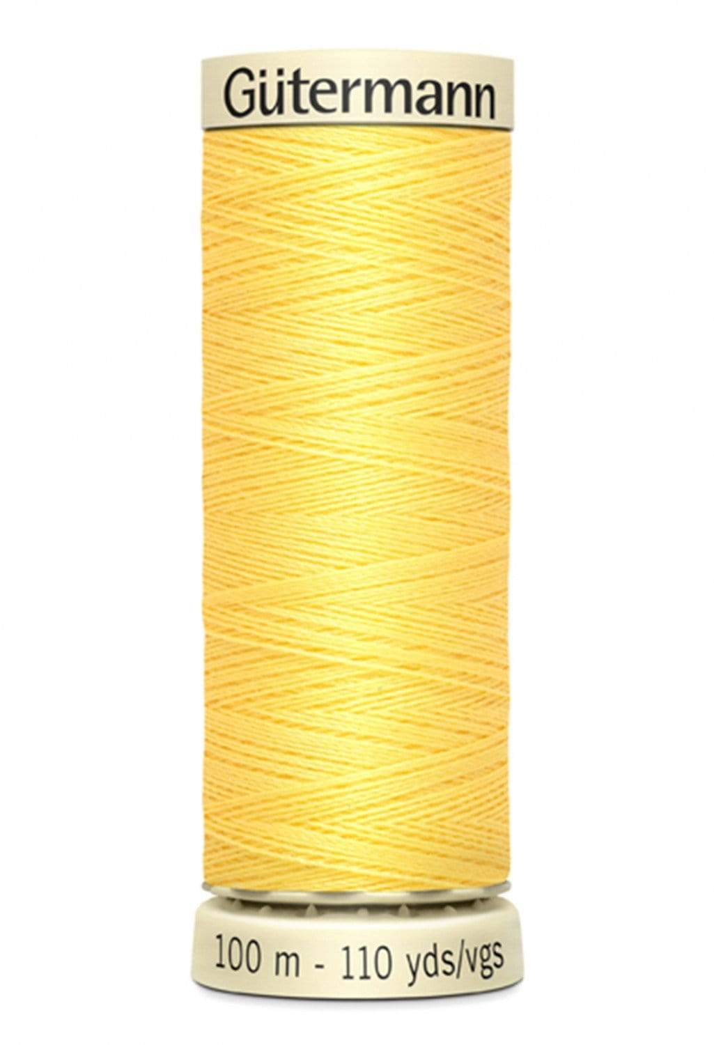 807 Lemon Yellow ~ Sew-All Gutermann Polyester Thread ~ 100 Meters
