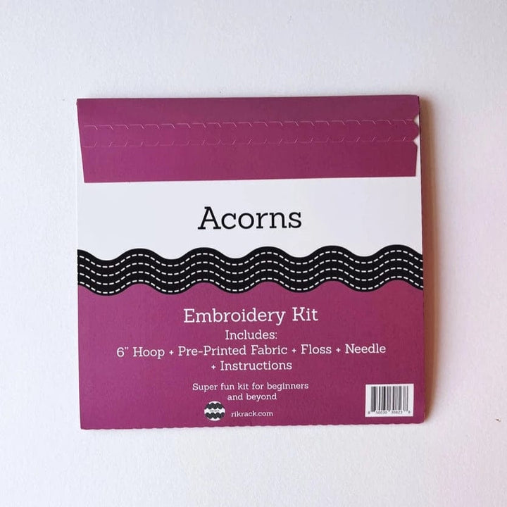 Acorns - Embroidery Kit - Rikrack