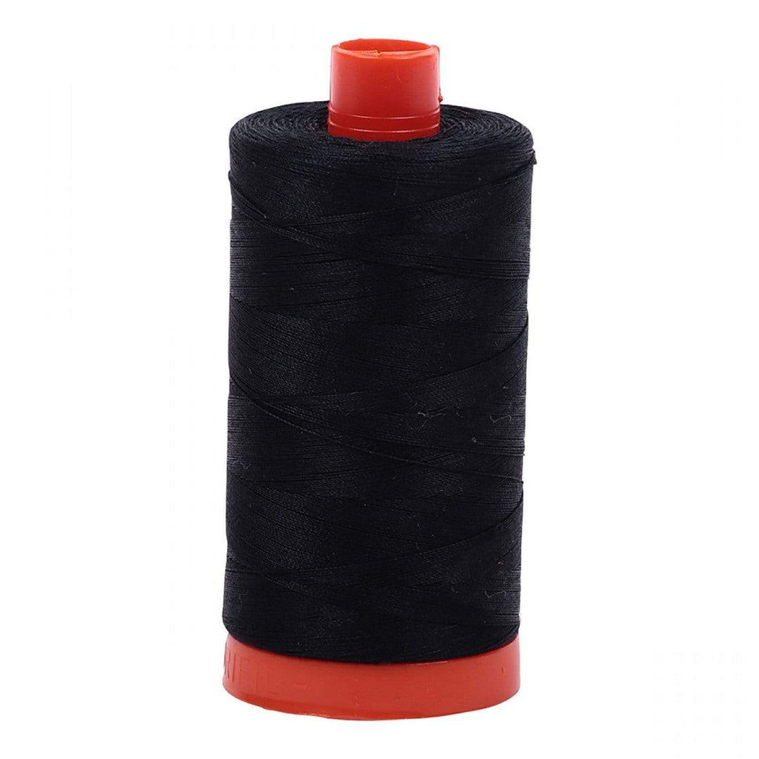 Aurifil 50-Weight Cotton Thread ~ Black 2692