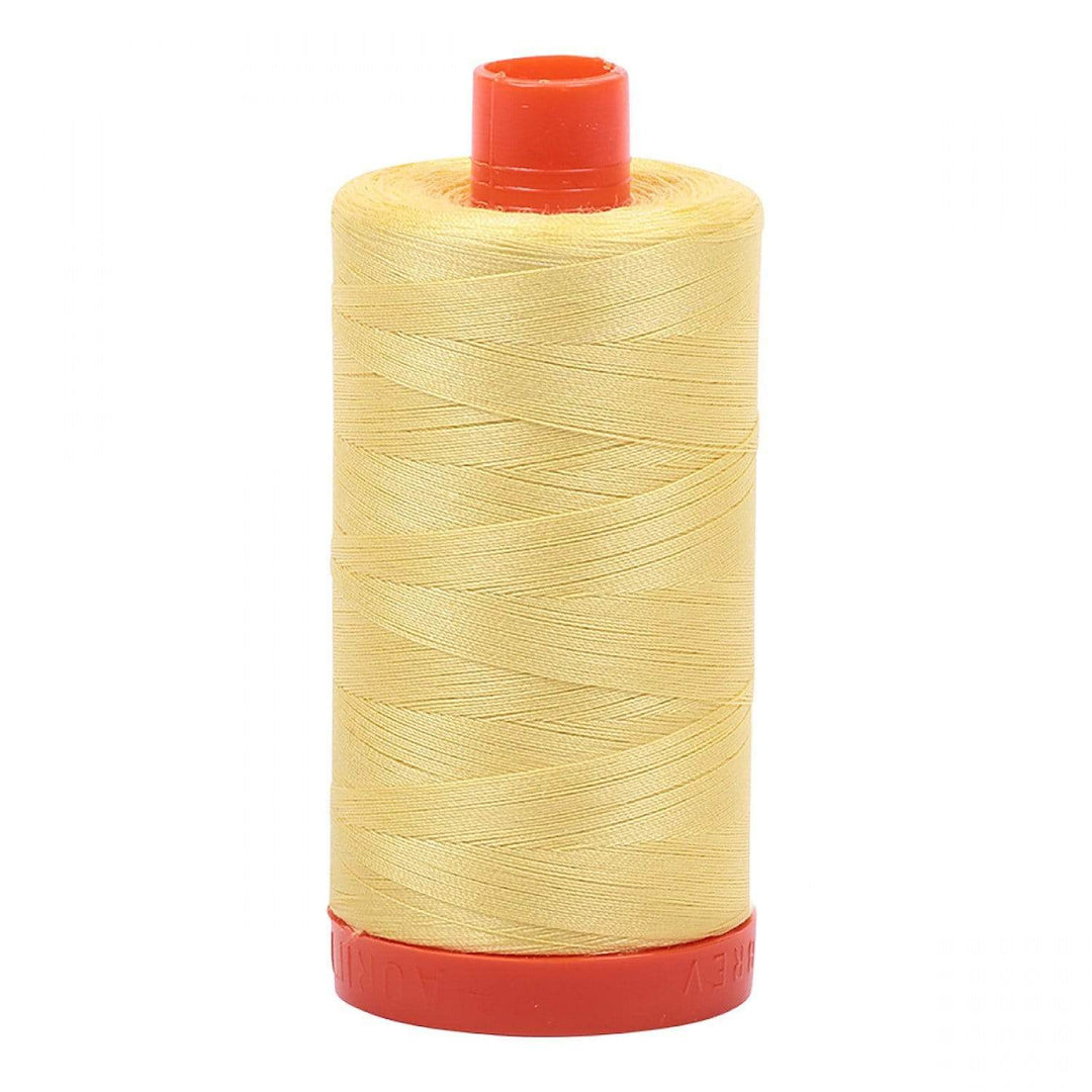 Aurifil 50-Weight Cotton Thread ~ Lemon 2115