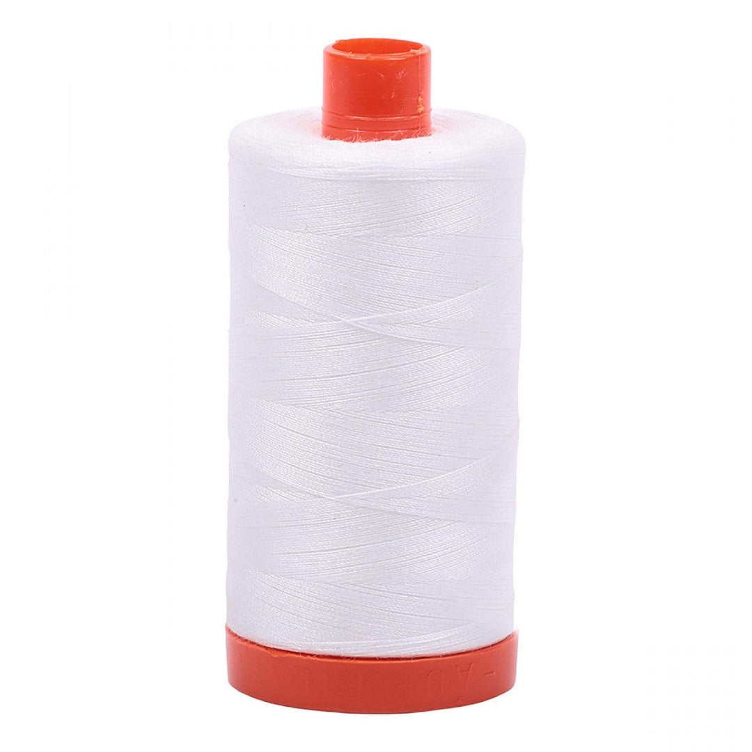 Aurifil 50-Weight Cotton Thread ~ Natural White 2021