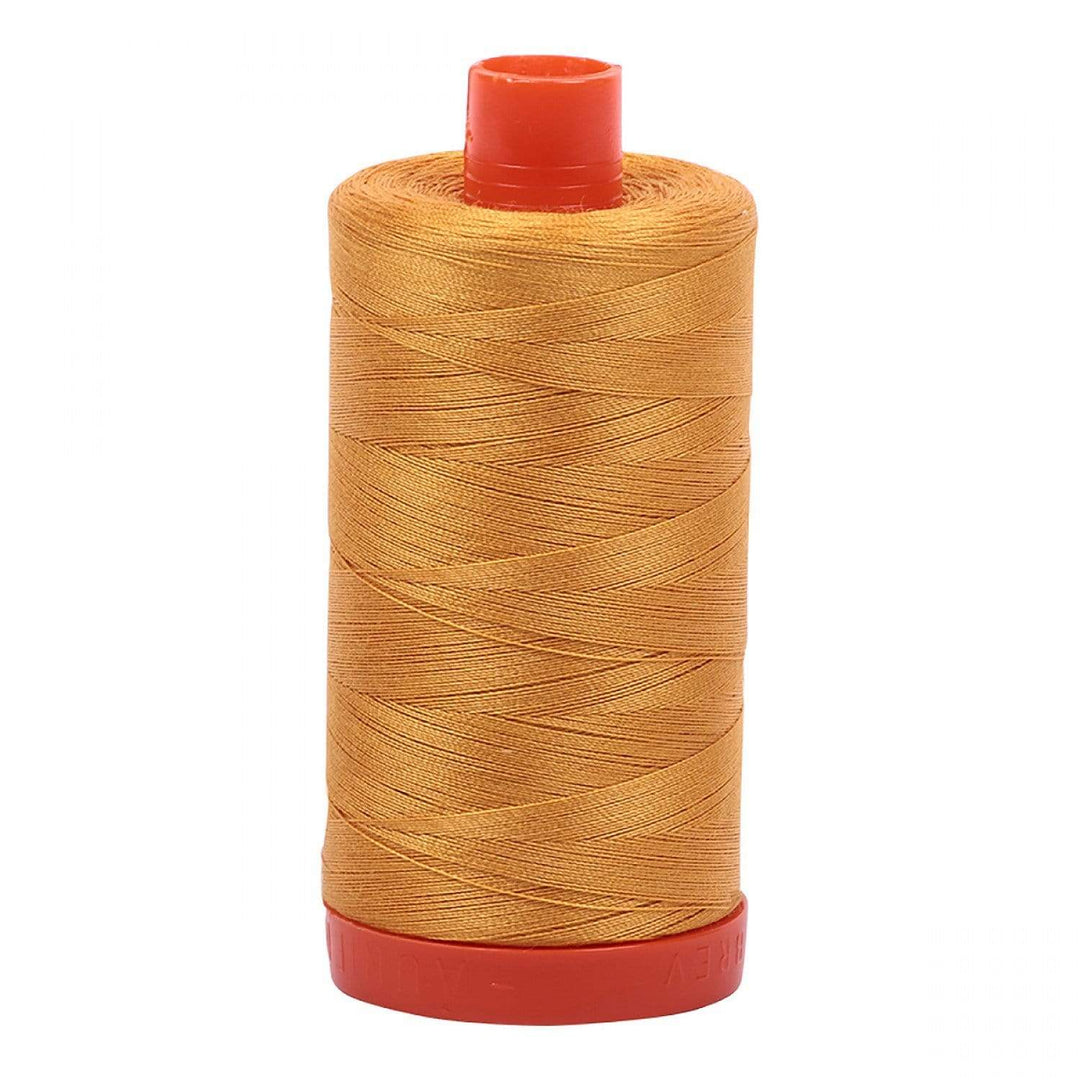Aurifil 50-Weight Cotton Thread ~ Orange Mustard 2140