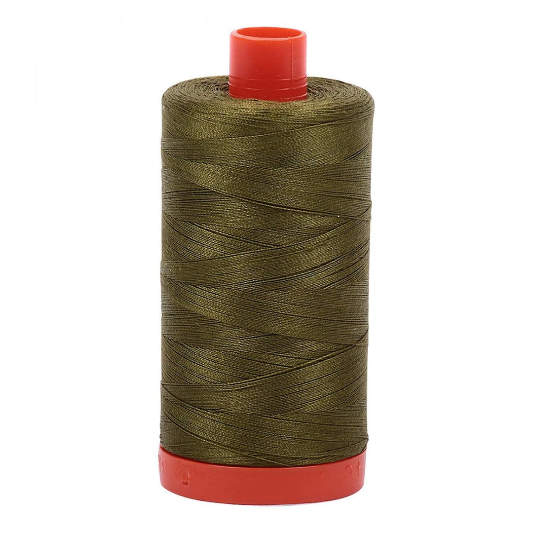 Aurifil 50-Weight Cotton Thread ~ Very Dark Olive 2887