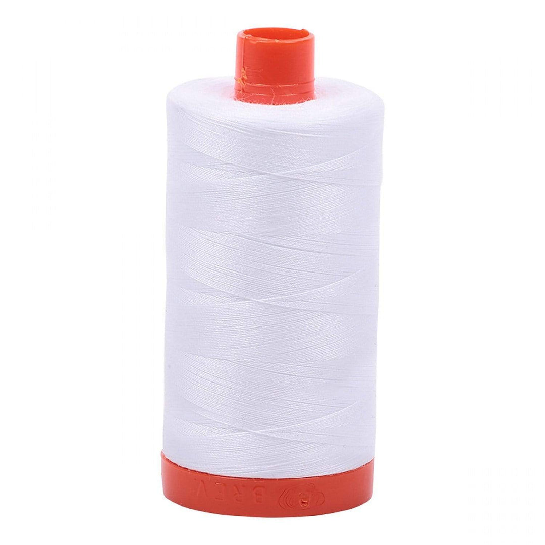 Aurifil 50-Weight Cotton Thread ~ White 2024