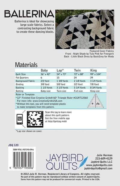 Ballerina Quilt, Jaybird Quilts