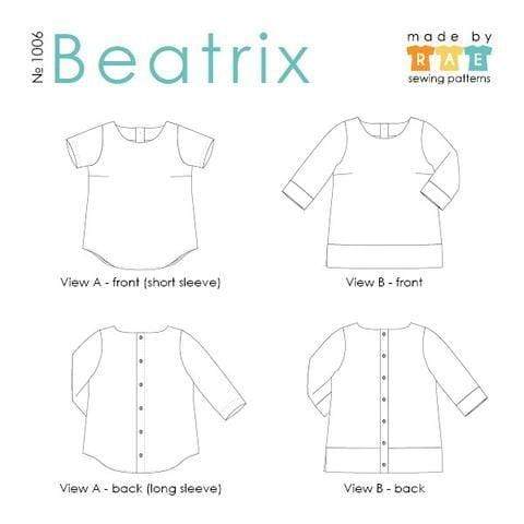 Beatrix Top, Made by Rae